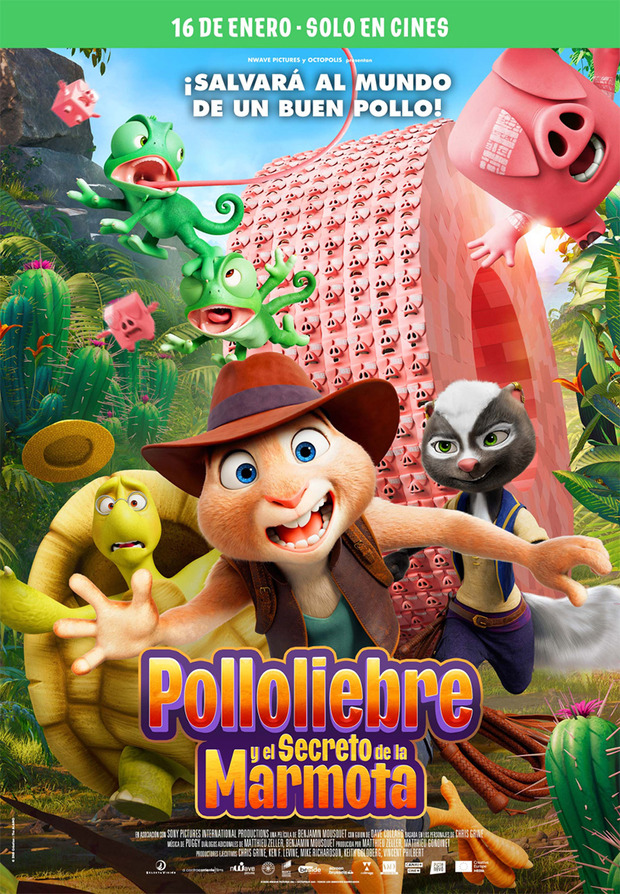Póster de la película Polloliebre y el Secreto de la Marmota