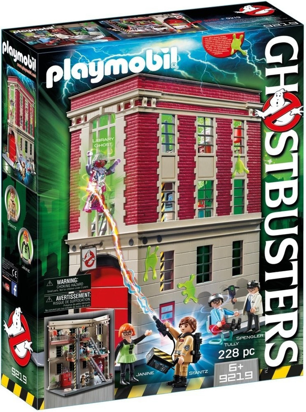 Playmobil Cuartel parque de bomberos de Ghostbusters (Cazafantasmas) (9219)