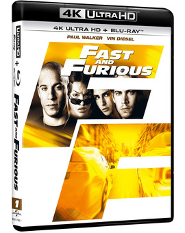 The Fast and the Furious (A Todo Gas) en UHD 4K/Incluye castellano en UHD 4K y Blu-ray
