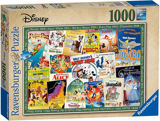 Puzzle de pósters de clásicos Disney (1000 piezas) 
