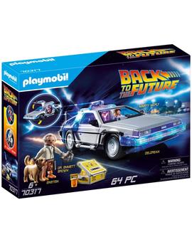 Playmobil del Delorean de Regreso al Futuro