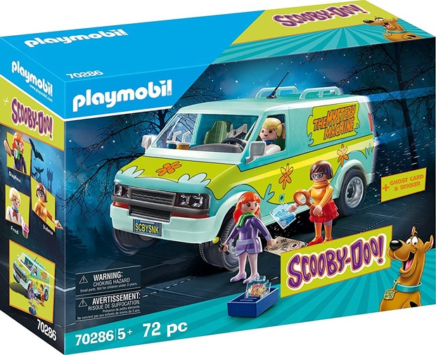 Playmobil de la furgoneta The Mistery Machine de Scooby-Doo con luces