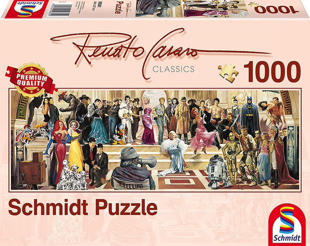 Puzzle de personajes del Cine (1000 piezas)