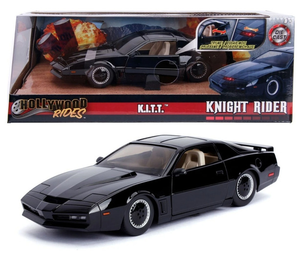 Réplica 1:24 de KITT el Coche fantástico con luces (20 cm)