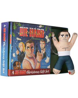 Libro "Die Hard Christmas" con muñeco de John McClane (Jungla de Cristal)