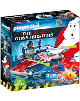 Playmobil de Winston Zeddemore con moto de agua de Ghostbusters (Cazafantasmas)