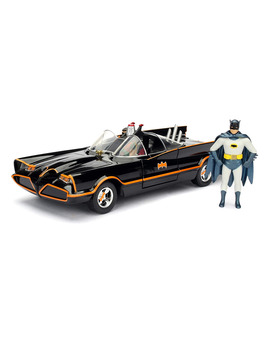 Réplica 1:24 del Batmóvil de la serie clásica de 1966 de Batman (20 cm)