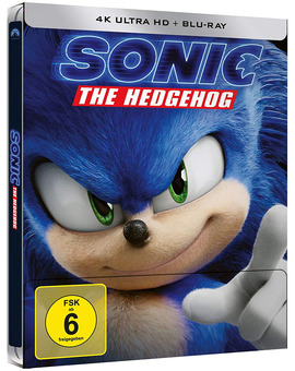 Sonic. La Película en Steelbook en UHD 4K