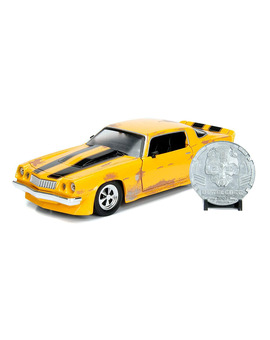 Coche Chevy Camaro escala 1:24 de Bumblebee de Transformers (20 cm)