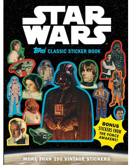 Libro de pegatinas "Star Wars: Topps Classic Sticker Book"