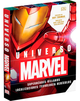 Libro Universo Marvel: Superhéroes. Villanos. Localizaciones. Tecnología. Vehículos.