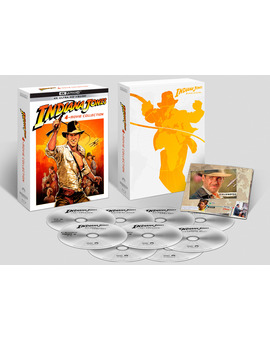 Indiana Jones - Las Aventuras Completas en UHD 4K (Digipak)/Cuatro películas con castellano en UHD 4K y Blu-ray