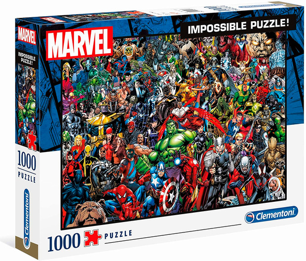 Puzzle "imposible" de Marvel (1000 piezas)