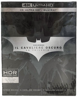 Trilogía Batman: El Caballero Oscuro en UHD 4K/Tres películas con castellano en UHD 4K y Blu-ray