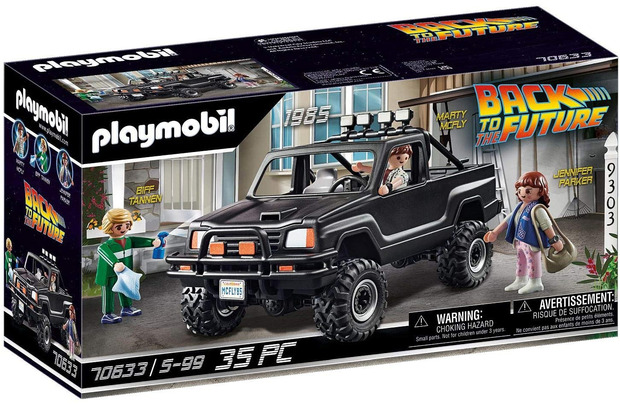 Playmobil de la camioneta pick-up de Marty en Regreso al Futuro