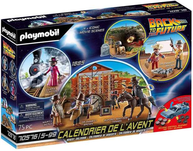 Playmobil de Regreso al Futuro III - Calendario de Adviento