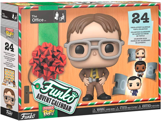 Calendario de Adviento de la serie The Office con 24 figuras Funko pequeñas (2021)