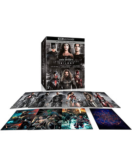 Trilogía Zack Snyder en UHD 4K (Digipak)/Tres películas con castellano en UHD 4K y Blu-ray