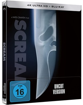 Scream en Steelbook en UHD 4K