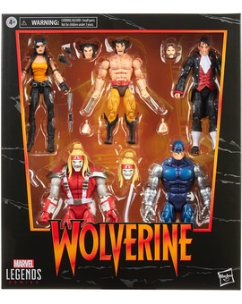 Set de 5 figuras de Wolverine (15 cm) (Marvel Legends Series)