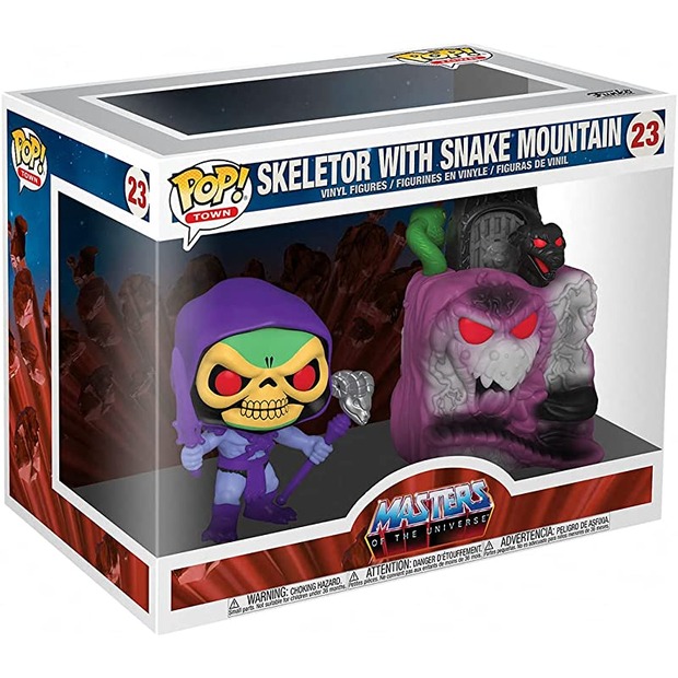 Funko - Figura Masters of the Universe - Skeletor con Snake Mountain