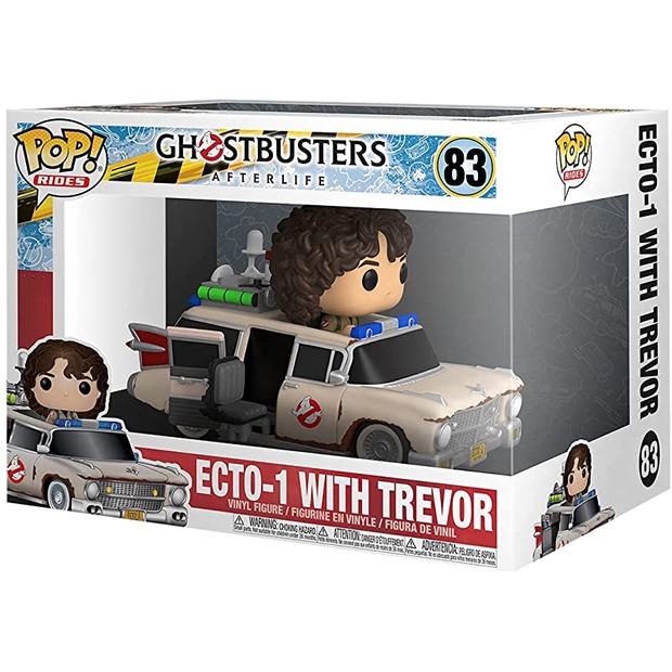 Funko - Figura de Ghostbusters: Afterlife (Cazafantasmas: Más Allá) - Coche Ecto 1 con Trevor