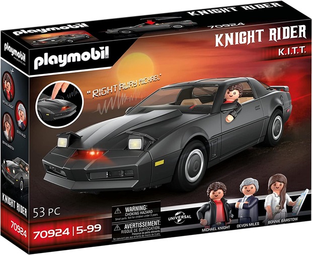 Playmobil de Knight Rider (K.I.I.T / El Coche Fantástico) con luz y sonidos