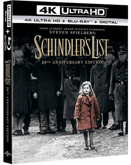 La Lista de Schindler en UHD 4K/Incluye castellano en UHD 4K y Blu-ray