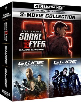 G.I. Joe: Colección 3 Películas en UHD 4K/Tres películas con castellano en UHD 4K