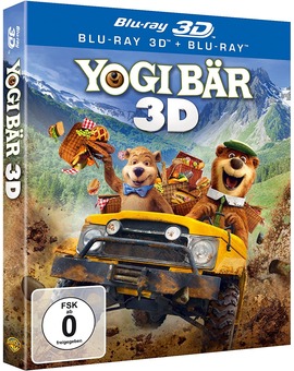 El Oso Yogui en 3D y 2D