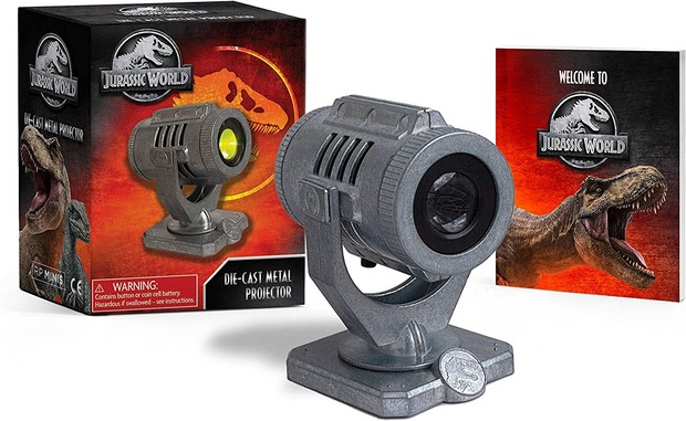 Mini proyector de Jurrasic World con mini libro