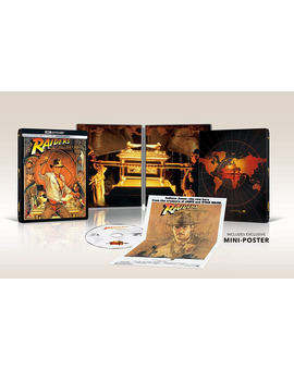 Indiana Jones en Busca del Arca Perdida en Steelbook en UHD 4K