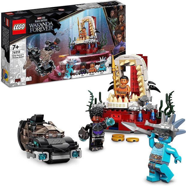 LEGO Black Panther: Wakanda Forever - Sala del trono del rey Namor