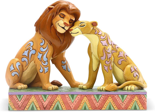 Figura de Simba y Nala de El Rey León (Disney Traditions)