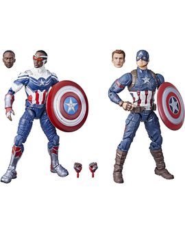 Pack de figuras de Capitán América y Falcon (15cm) (Hasbro)
