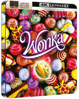 Wonka en Steelbook en UHD 4K