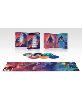 Godzilla x Kong Monsterverse 5-Film Collection en UHD 4K en Digipak Godzilla x Kong Monsterverse 5-Film Collection en UHD 4K en Digipak