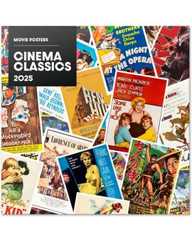 Calendario 2025 de Clásicos del Cine