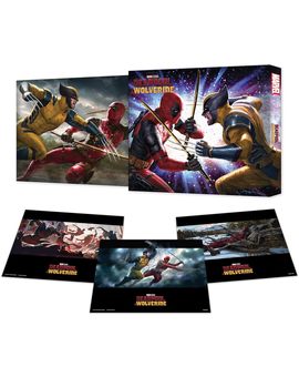 Libro de arte en inglés "The Art of Deadpool & Wolverine" (Deadpool y Lobezno)