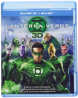 Linterna Verde en 3D y 2D