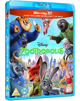 Zootrópolis en 3D y 2D