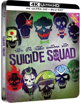 Escuadrón Suicida en UHD 4K en Steelbook