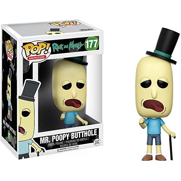 Funko - Figura Rick & Morty - Mr. Poopy Butthole