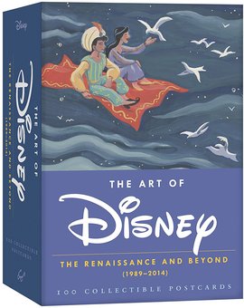 Estuche de 100 postales The Art of Disney: The Renaissance and Beyond (1989-2014)