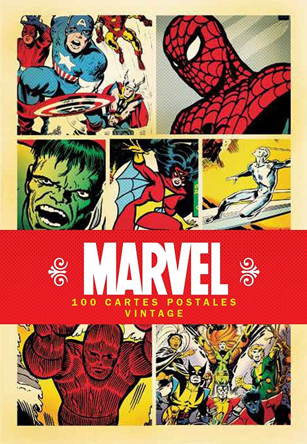 Estuche de 100 postales The Art of Vintage Marvel