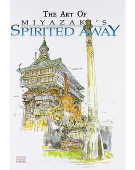 Libro de arte en inglés "The Art of Spirited Away" de El Viaje de Chihiro de Studio Ghibli
