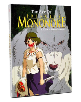 Libro de arte en inglés "The Art of Princess Mononoke"