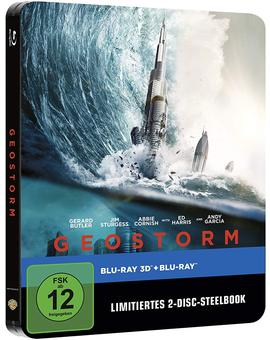 Geostorm en 3D y 2D en Steelbook