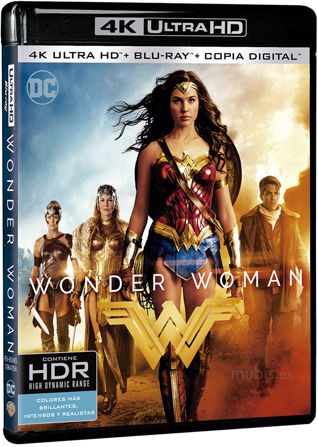 carátula Wonder Woman Ultra HD Blu-ray 1