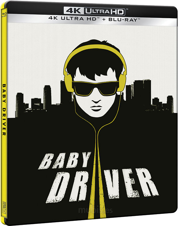 carátula Baby Driver - Edición Metálica Ultra HD Blu-ray 1
